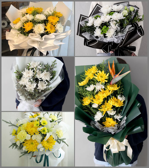贵州毕节市赫章县朱明乡则安村白事花束代送